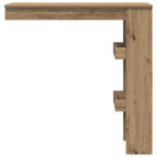 vidaXL Wand-Bartisch Artisan-Eiche 102x45x103,5 cm Holzwerkstoff
