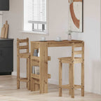 vidaXL Wand-Bartisch Artisan-Eiche 102x45x103,5 cm Holzwerkstoff