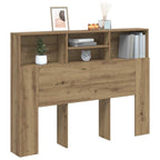 vidaXL Kopfteilschrank Artisan-Eiche 140 x 19 x 103,5 cm