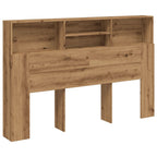vidaXL Kopfteilschrank Artisan-Eiche 180 x 19 x 103,5 cm Holzwerkstoff
