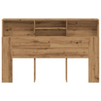 vidaXL Kopfteilschrank Artisan-Eiche 180 x 19 x 103,5 cm Holzwerkstoff