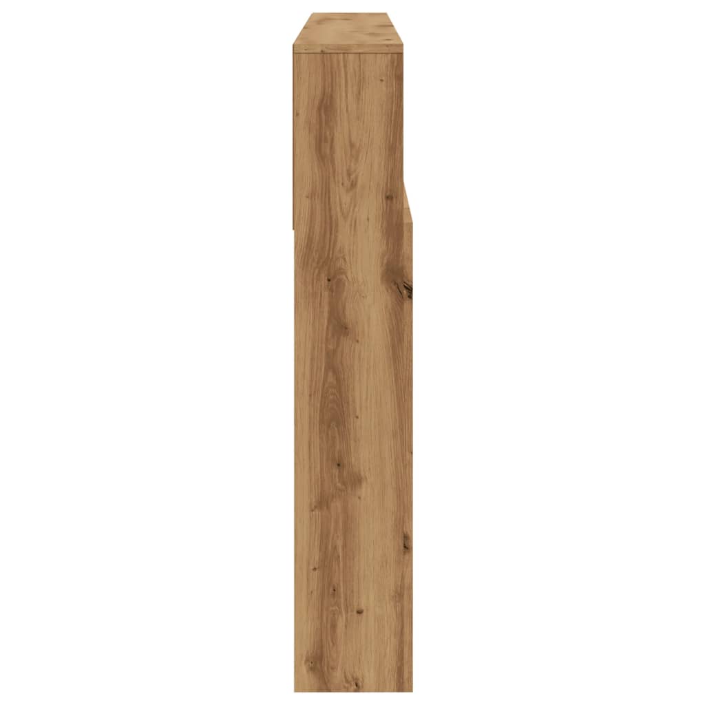 vidaXL Kopfteilschrank Artisan-Eiche 180 x 19 x 103,5 cm Holzwerkstoff