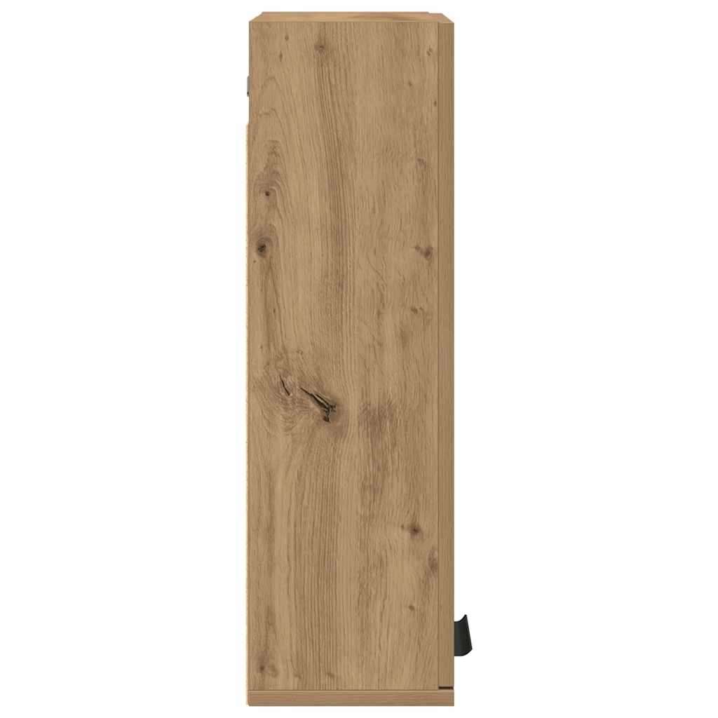 vidaXL Wand-Badschrank Artisan-Eiche 32x20x67 cm