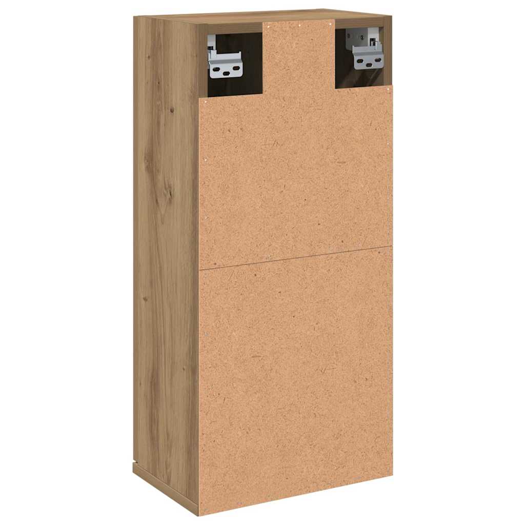 vidaXL Wand-Badschrank Artisan-Eiche 32x20x67 cm