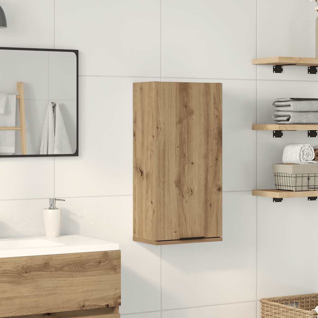 vidaXL Wand-Badschrank Artisan-Eiche 32x20x67 cm