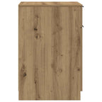 vidaXL Büroschrank Artisan-Eiche 33x50x75 cm Holzwerkstoff