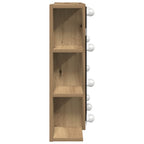 vidaXL Spiegelschrank mit LED Artisan Eichen-Optik 70x16,5x60 cm