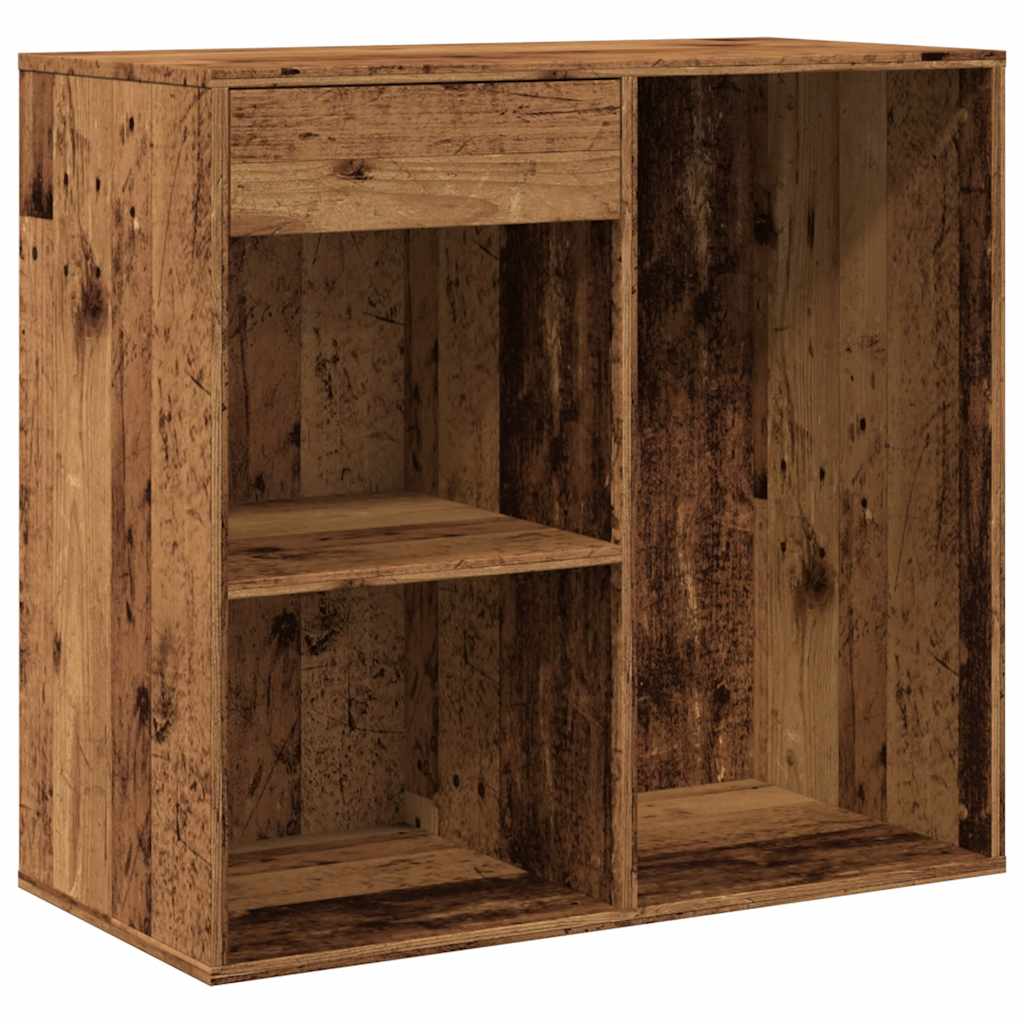vidaXL Kosmetikschrank Altholz-Optik 80x40x75 cm Holzwerkstoff