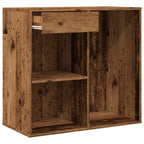 vidaXL Kosmetikschrank Altholz-Optik 80x40x75 cm Holzwerkstoff