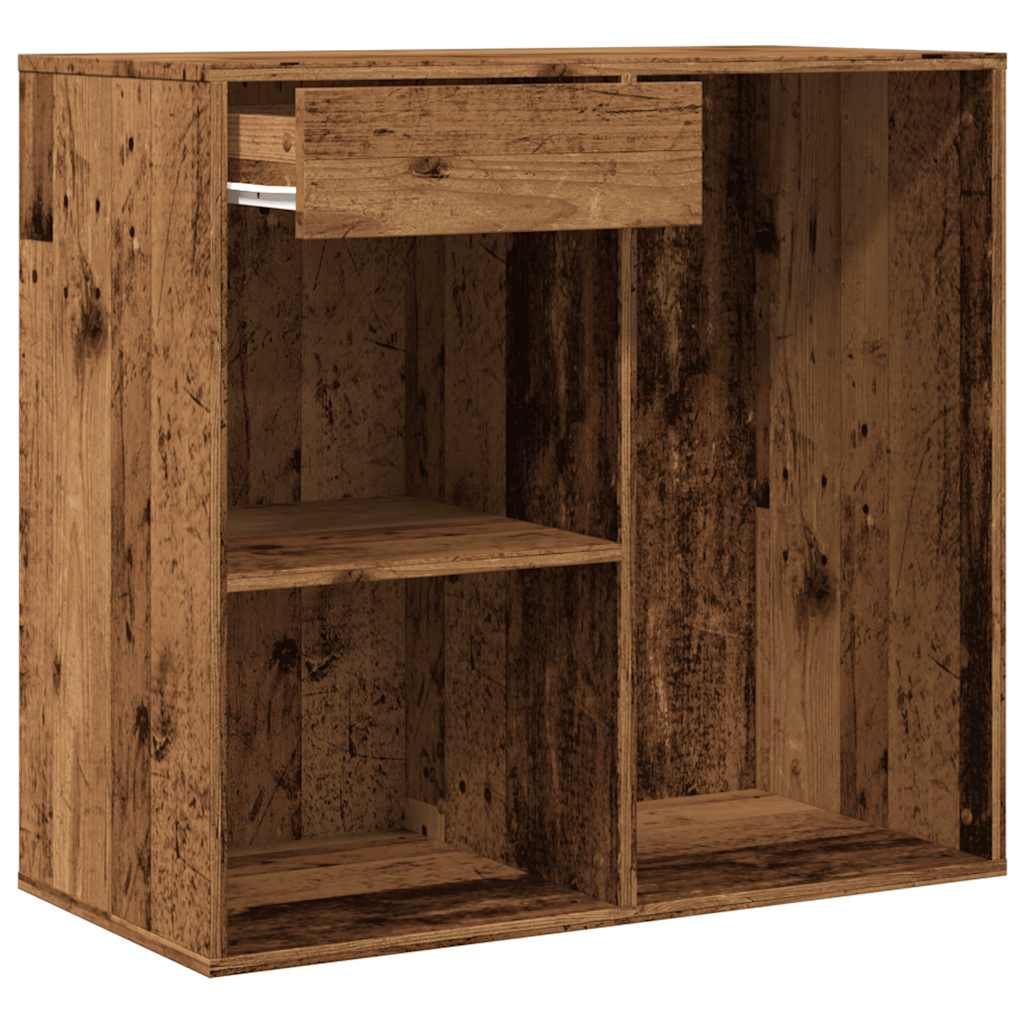 vidaXL Kosmetikschrank Altholz-Optik 80x40x75 cm Holzwerkstoff