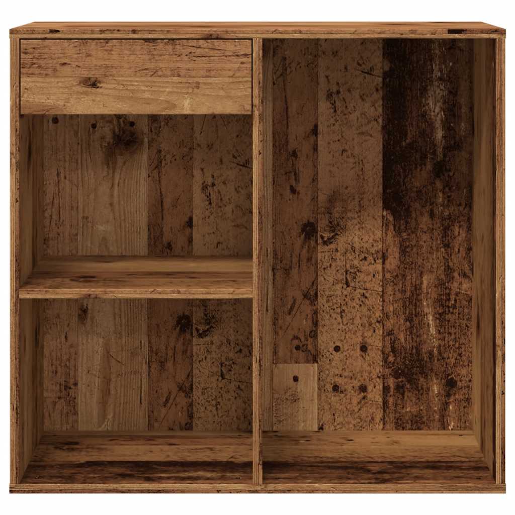 vidaXL Kosmetikschrank Altholz-Optik 80x40x75 cm Holzwerkstoff