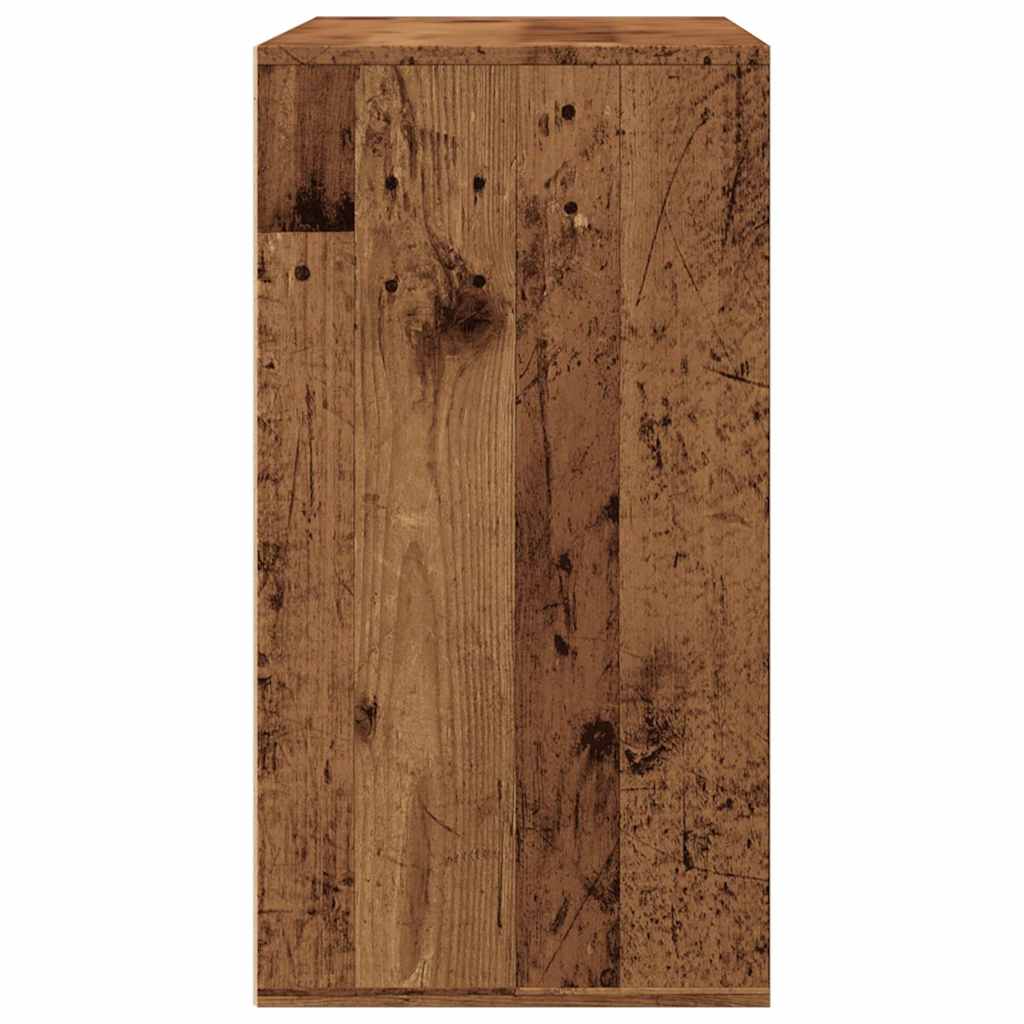 vidaXL Kosmetikschrank Altholz-Optik 80x40x75 cm Holzwerkstoff