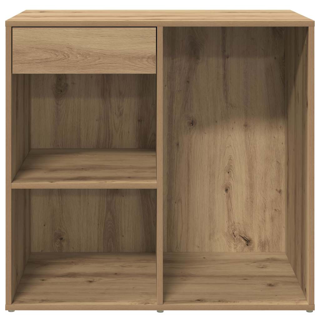 vidaXL Kosmetikschrank Artisan-Eiche 80x40x75 cm Holzwerkstoff