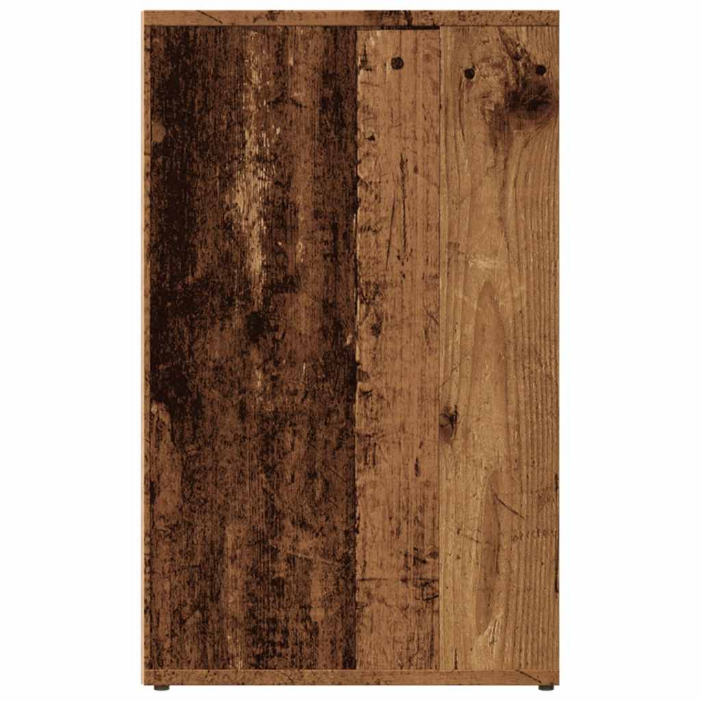 vidaXL Ankleideschrank Altholz 80x40x65 cm Holzwerkstoff