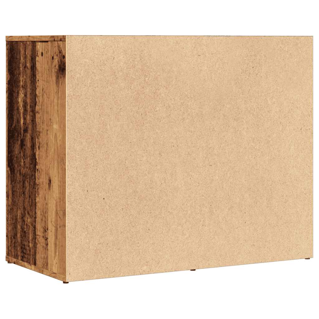 vidaXL Ankleideschrank Altholz 80x40x65 cm Holzwerkstoff