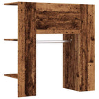 vidaXL Flurschrank Altholz-Optik 97,5x37x99 cm Holzwerkstoff