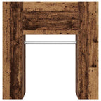 vidaXL Flurschrank Altholz-Optik 97,5x37x99 cm Holzwerkstoff