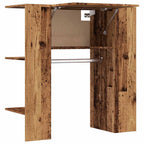 vidaXL Flurschrank Altholz-Optik 97,5x37x99 cm Holzwerkstoff