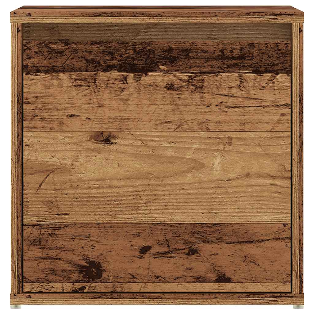 vidaXL Schubladenbox Altholz 40,5x40x40 cm Holzwerkstoff