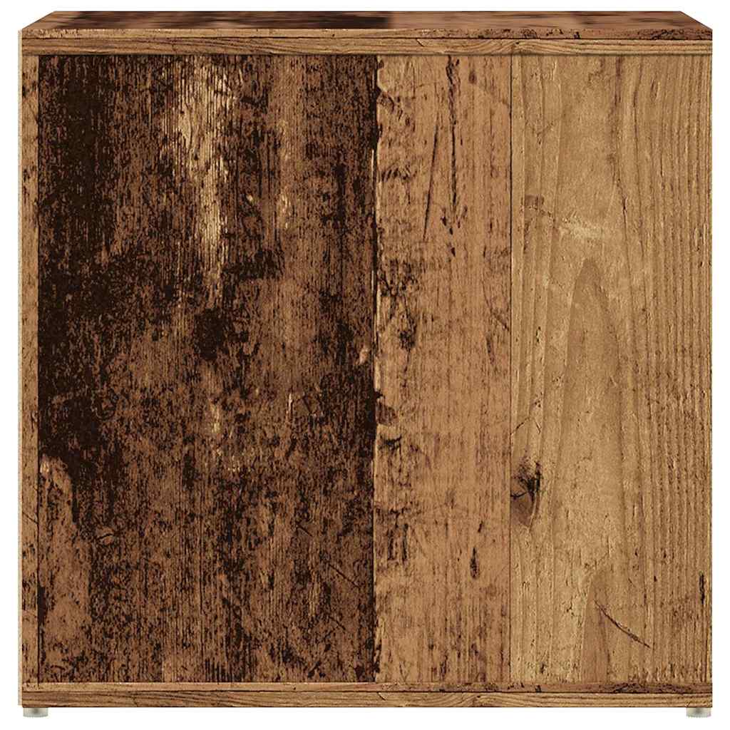vidaXL Schubladenbox Altholz 40,5x40x40 cm Holzwerkstoff