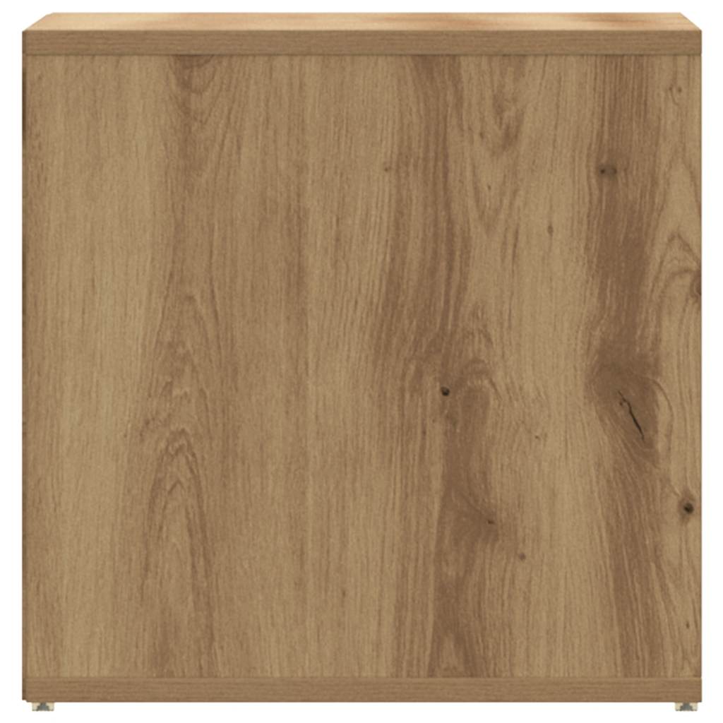 vidaXL Schubladenbox Artisan Eichen-Optik 40,5x40x40 cm Holzwerkstoff