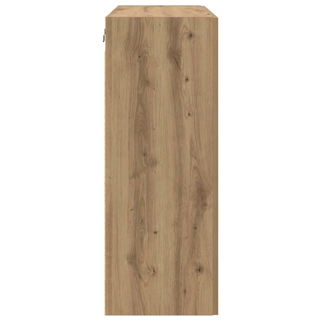 vidaXL Hängeschrank Artisan-Eiche 69,5x34x90 cm