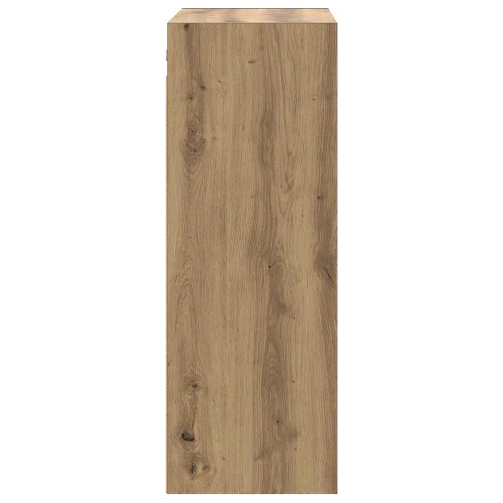 vidaXL Wandregal Artisan-Eiche 69,5x32,5x90 cm