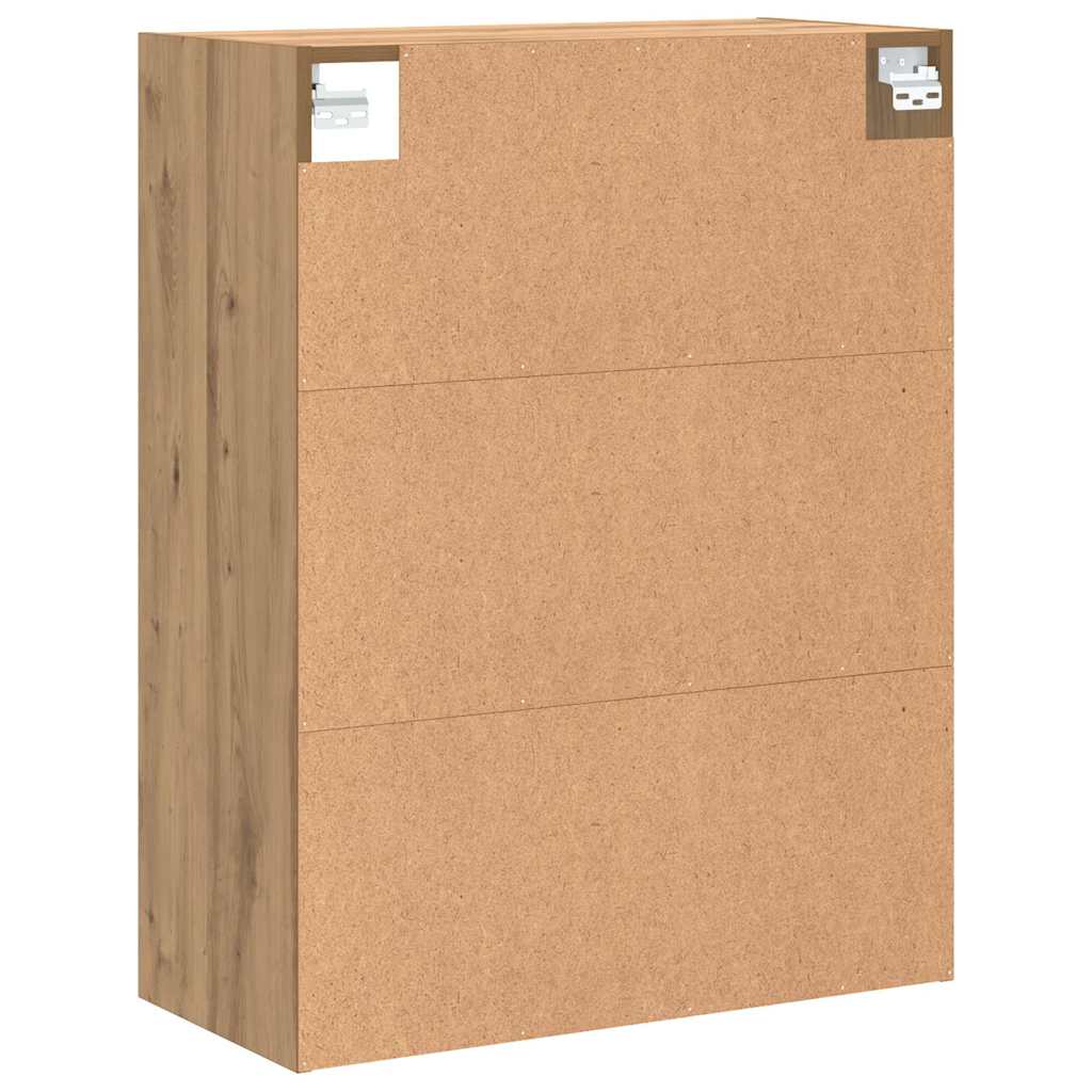 vidaXL Wandregal Artisan-Eiche 69,5x32,5x90 cm