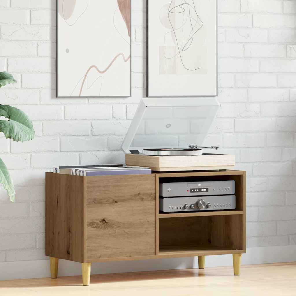 vidaXL Plattenschrank Artisan-Eiche 84,5x38x48 cm Holzwerkstoff