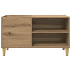 vidaXL Plattenschrank Artisan-Eiche 84,5x38x48 cm Holzwerkstoff