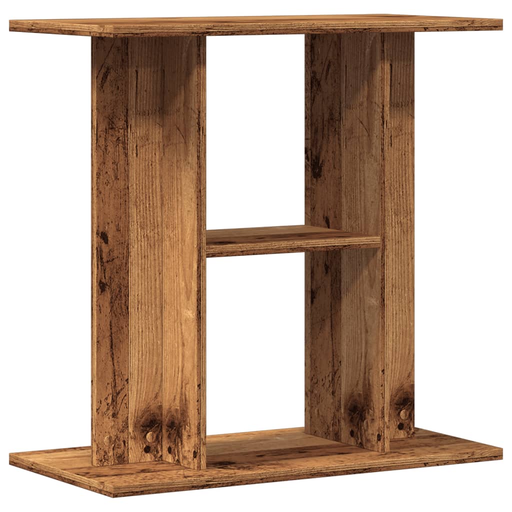 vidaXL Aquariumständer Altholz 60x30x60 cm Holzwerkstoff