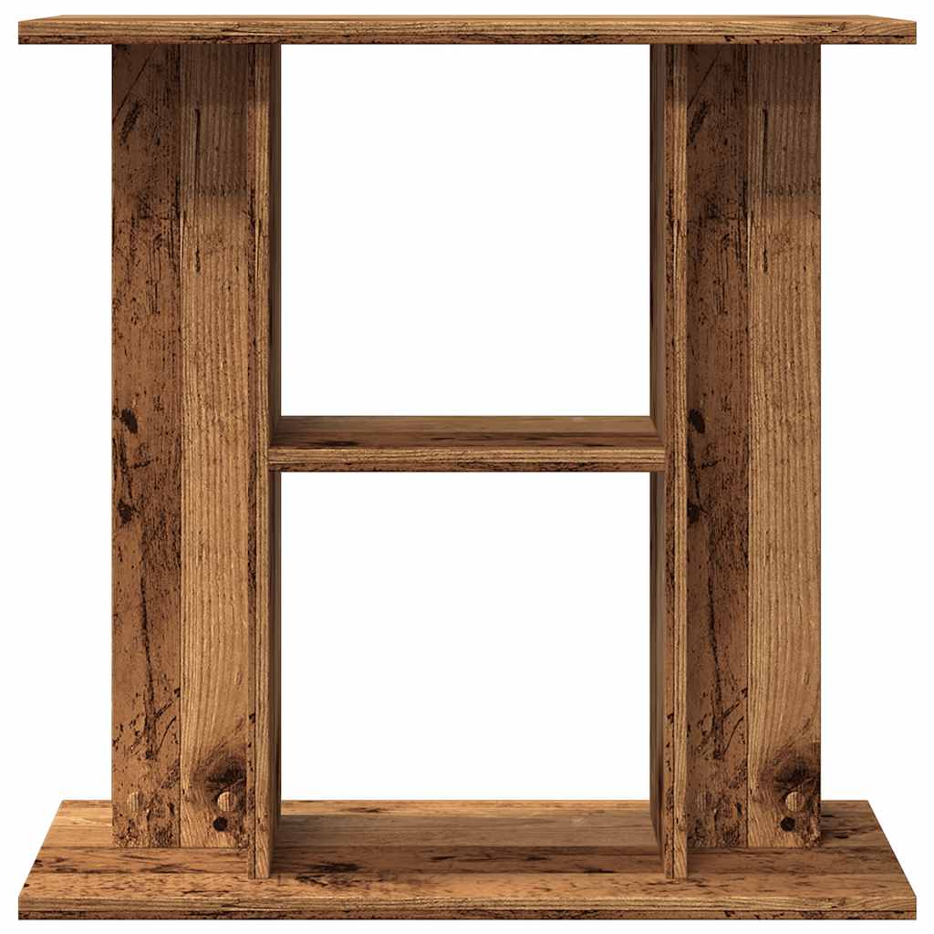 vidaXL Aquariumständer Altholz 60x30x60 cm Holzwerkstoff
