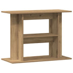 vidaXL Aquariumständer Artisan Oak 80x35x60 cm Holzwerkstoff