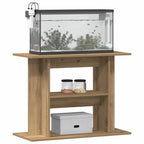 vidaXL Aquariumständer Artisan Oak 80x35x60 cm Holzwerkstoff