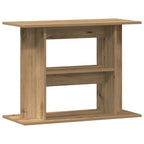 vidaXL Aquariumständer Artisan Oak 80x35x60 cm Holzwerkstoff