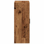 vidaXL Wandschrank Altholz-Optik 69,5x34x90 cm