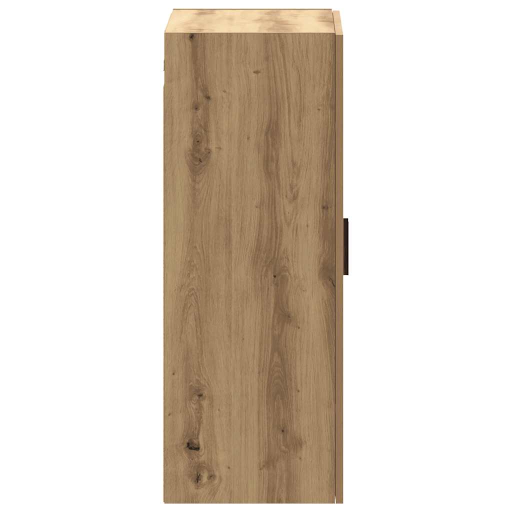 vidaXL Wandschrank Artisan-Eiche 69,5x34x90 cm