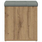 vidaXL Sitzbank mit Stauraum Artisan-Eiche 42x42x45 cm Holzwerkstoff