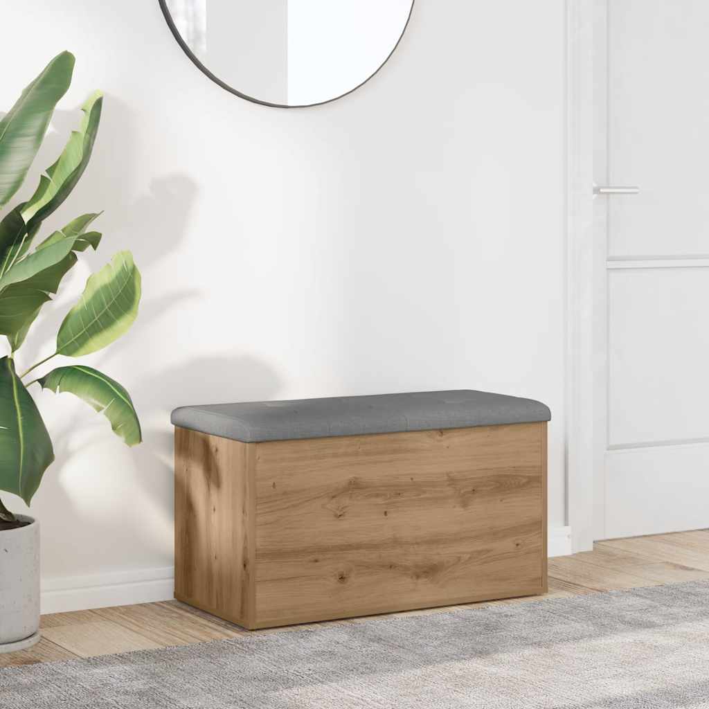 vidaXL Aufbewahrungsbank Artisan-Eiche 82 x 42 x 45 cm Holzwerkstoff
