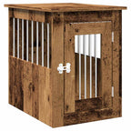 vidaXL Hundekäfig im Möbelstil Altholz-Optik 45x62x59 cm Holzwerkstoff