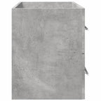 vidaXL Waschbeckenunterschrank Beton Grau 80x38,5x48 cm