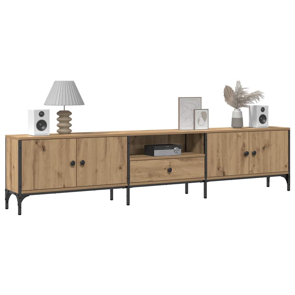 vidaXL TV-Schrank mit Schublade Artisan-Eiche 200x25x44 cm