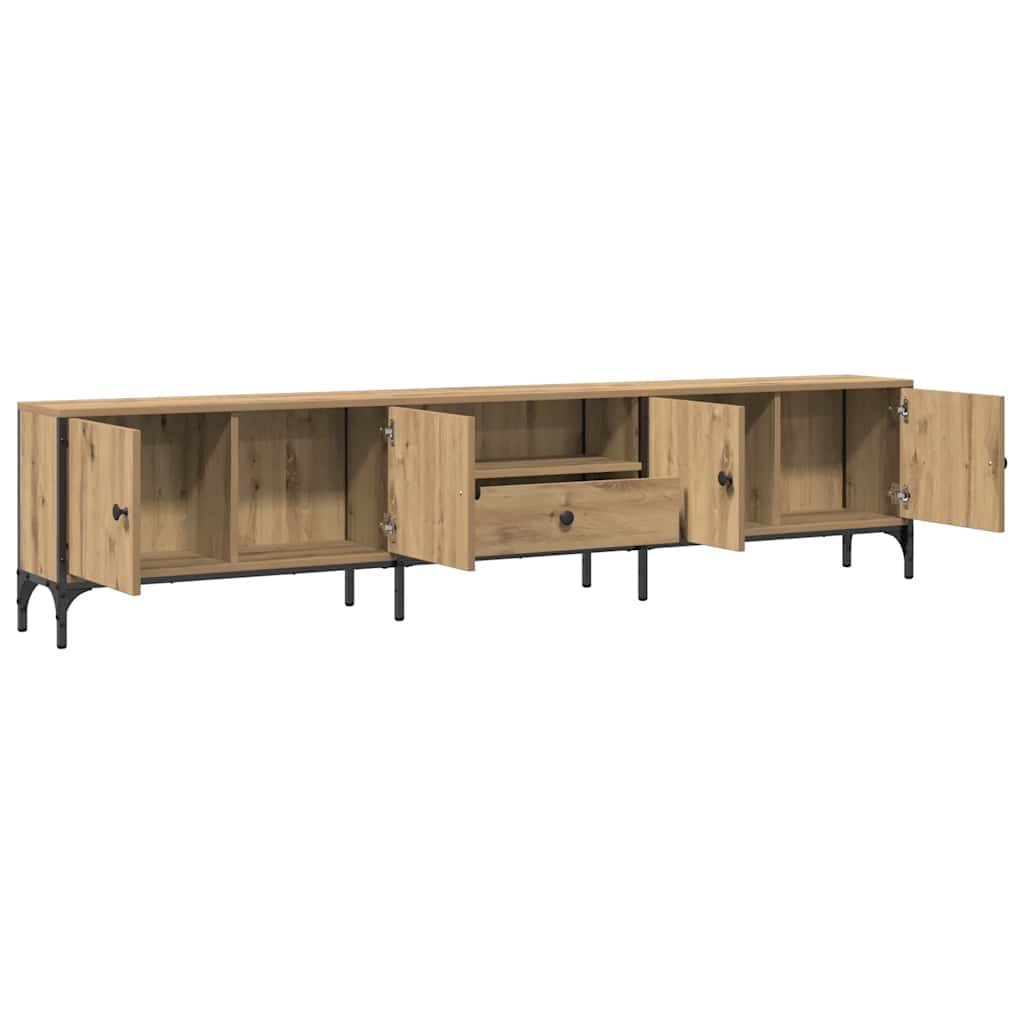vidaXL TV-Schrank mit Schublade Artisan-Eiche 200x25x44 cm