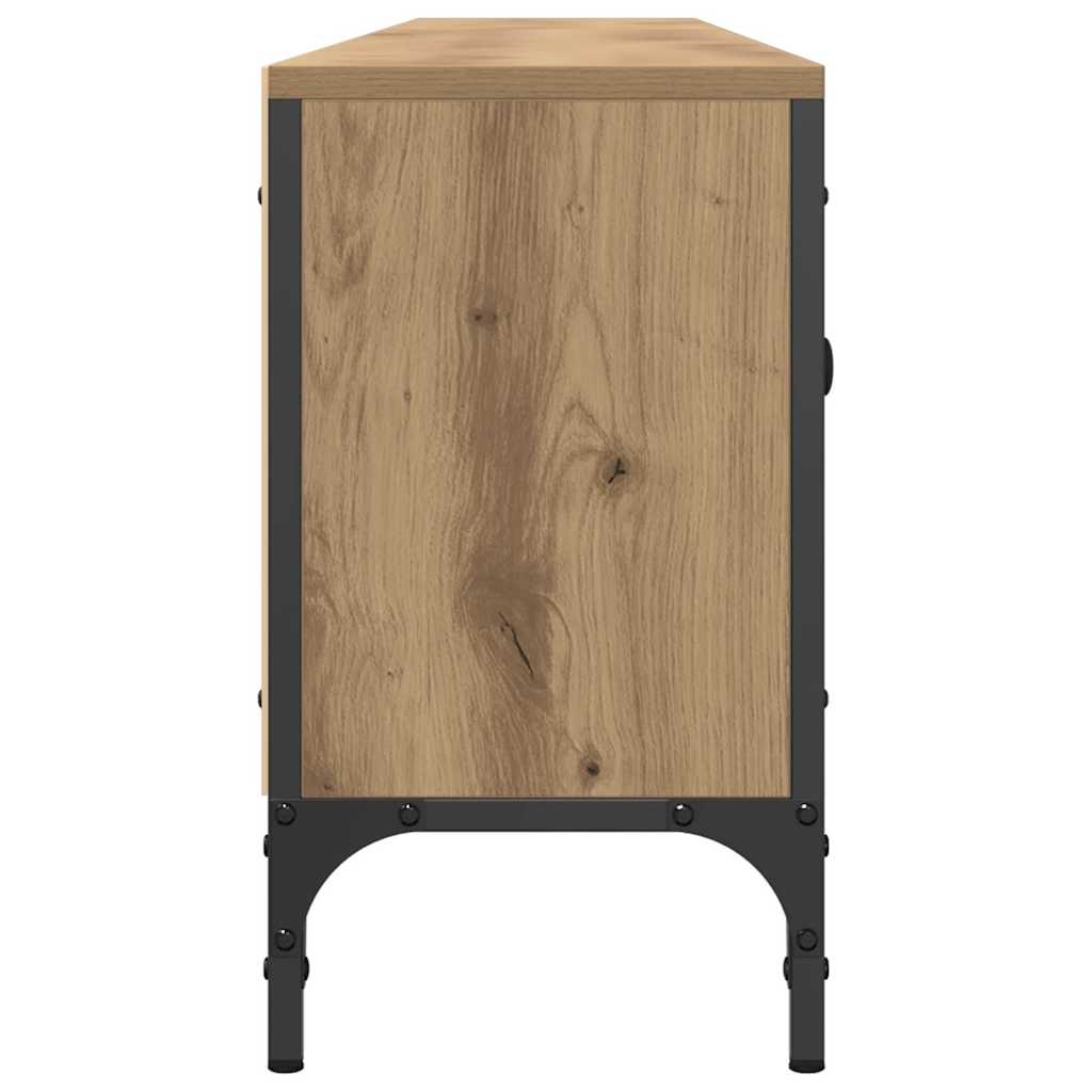 vidaXL TV-Schrank mit Schublade Artisan-Eiche 200x25x44 cm