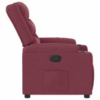vidaXL Relaxsessel Weinrot Stoff