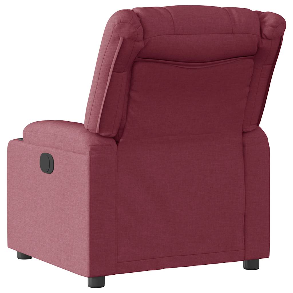 vidaXL Relaxsessel Weinrot Stoff
