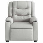 vidaXL Massagesessel Wolkengrau Stoff