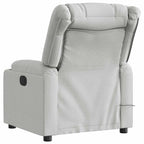 vidaXL Massagesessel Wolkengrau Stoff