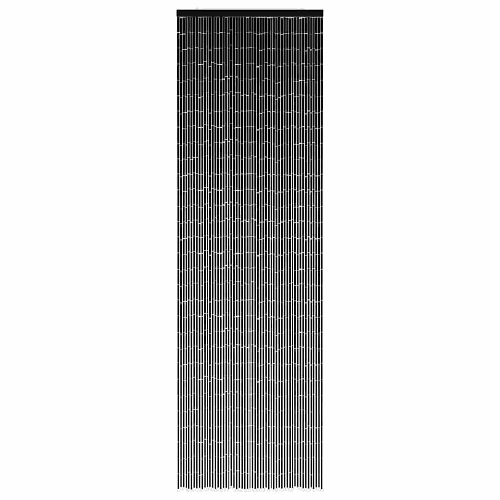 vidaXL Insekten-Türvorhang Dunkelgrau 56x185 cm Bambus