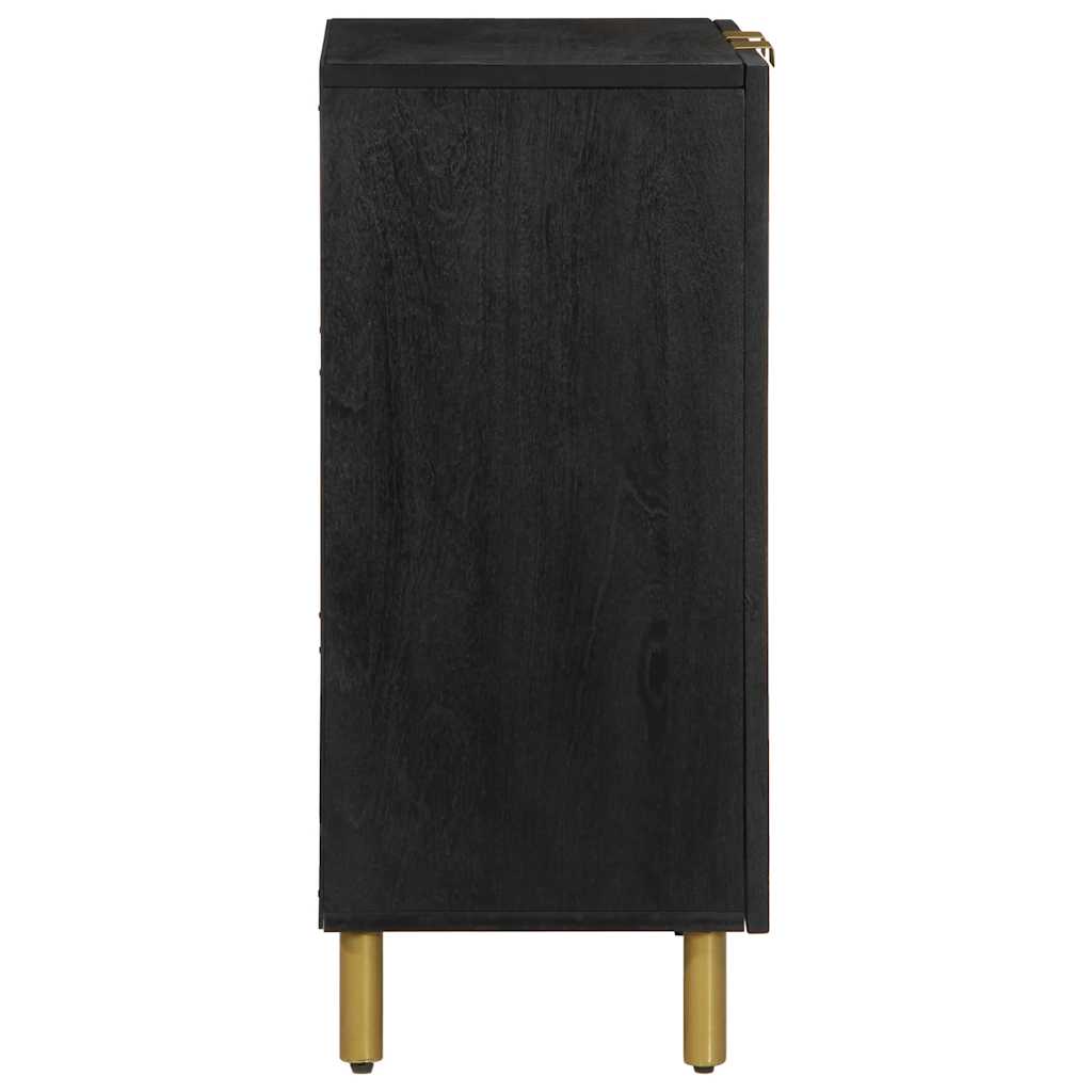 vidaXL Sideboard Schwarz 60x33x75 cm Holzwerkstoff